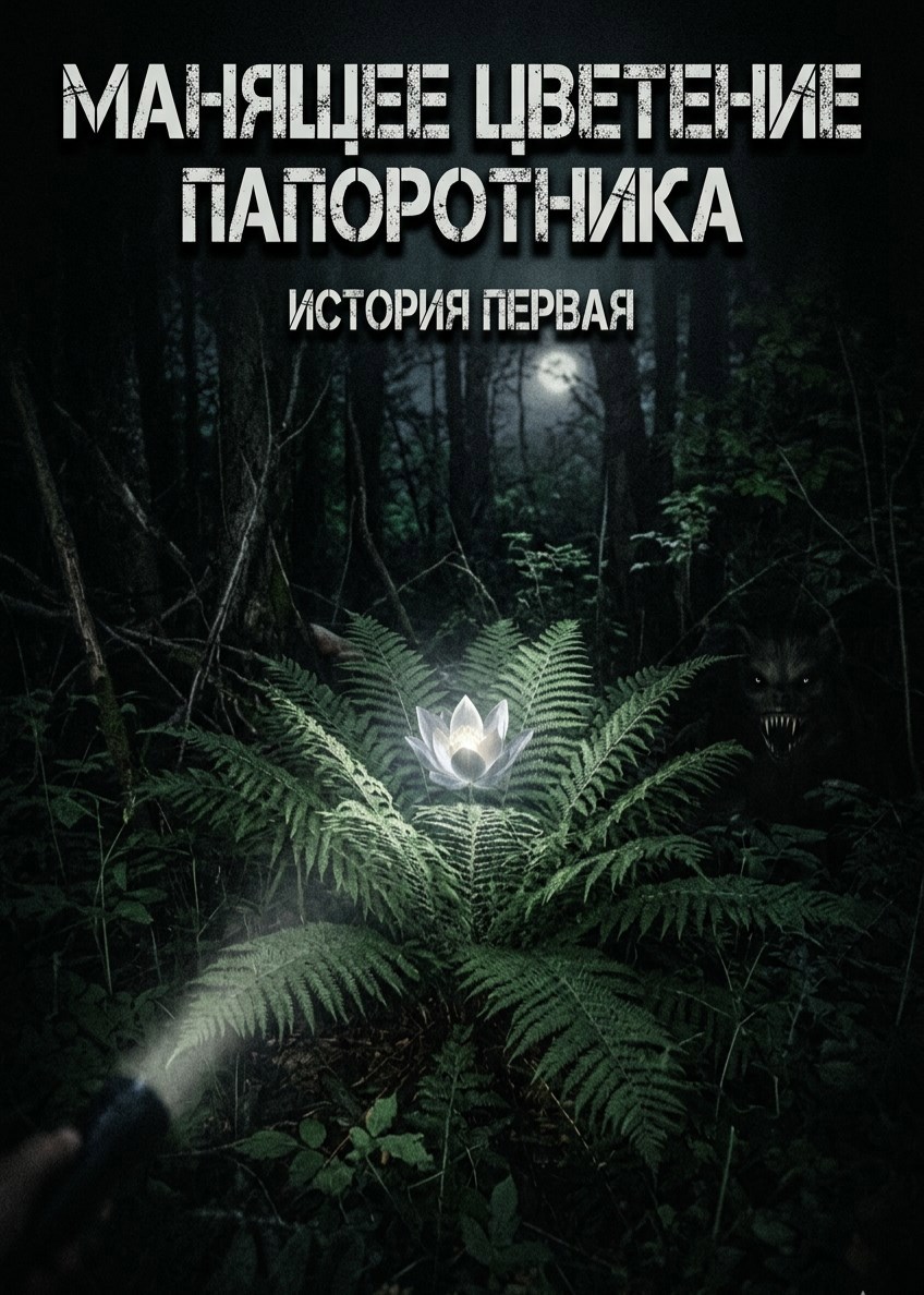 Обложка книги «Манящее цветение папоротника»