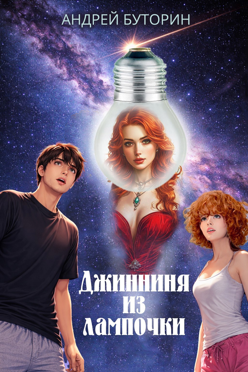 Обложка книги «Джинниня из лампочки»