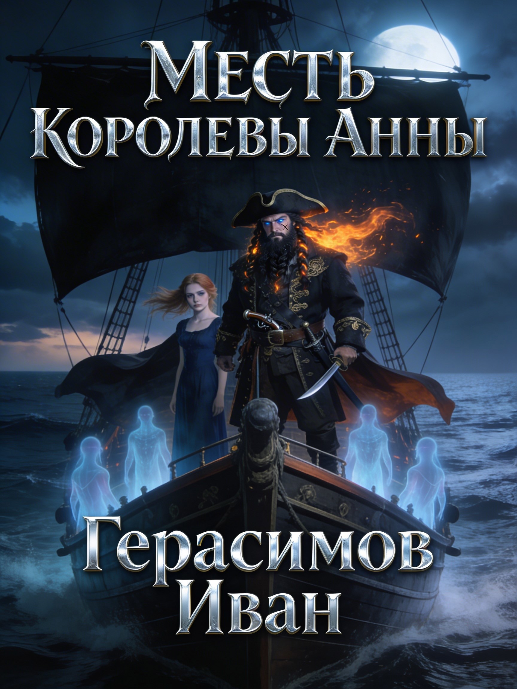 Обложка книги «Месть королевы Анны»