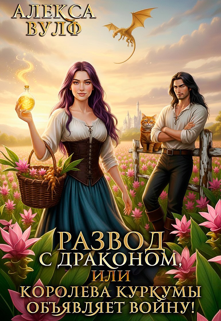 Обложка книги «Развод с драконом, или Королева куркумы объявляет войну!»