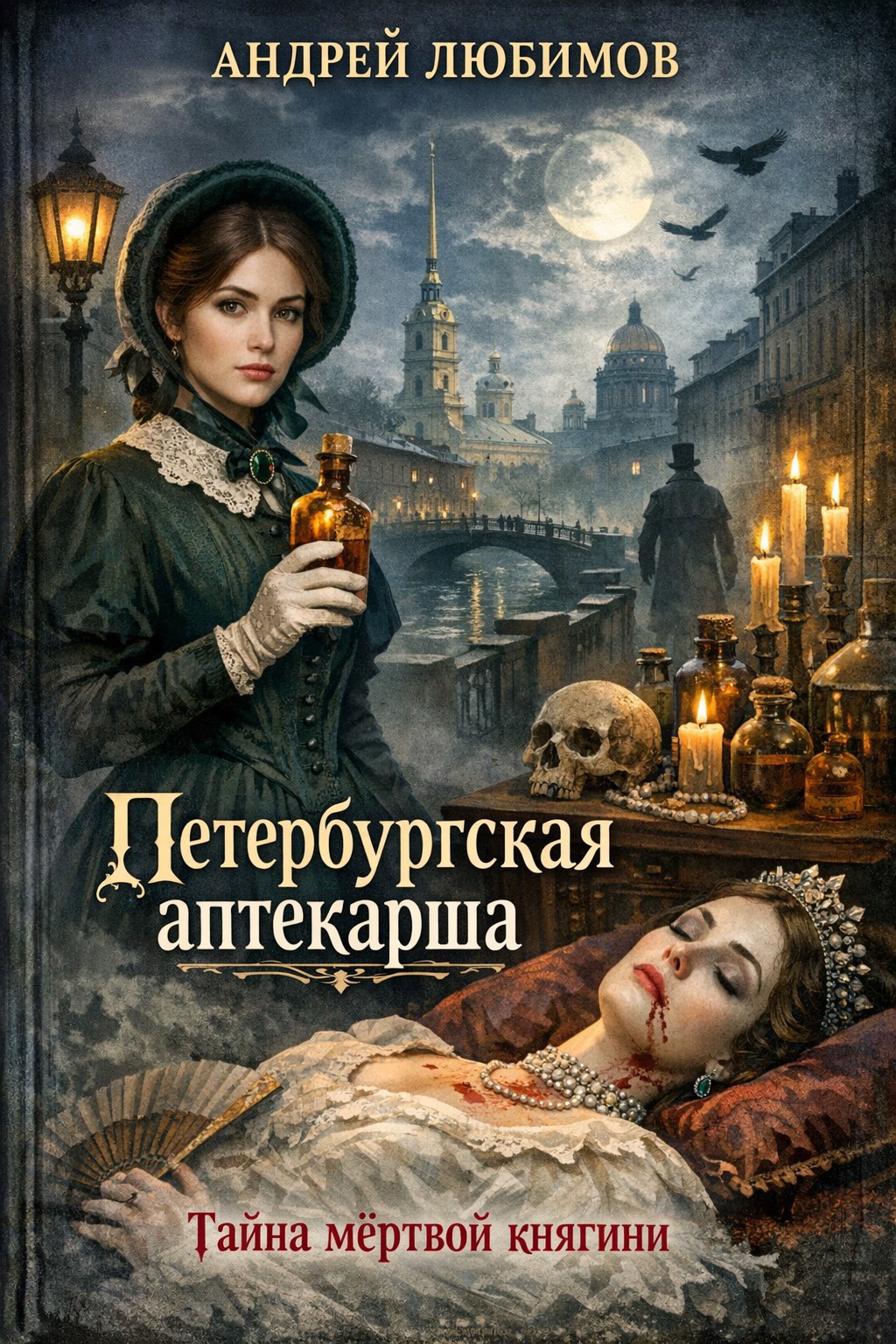 Обложка книги «Петербургская аптекарша. Тайна мёртвой княгини»