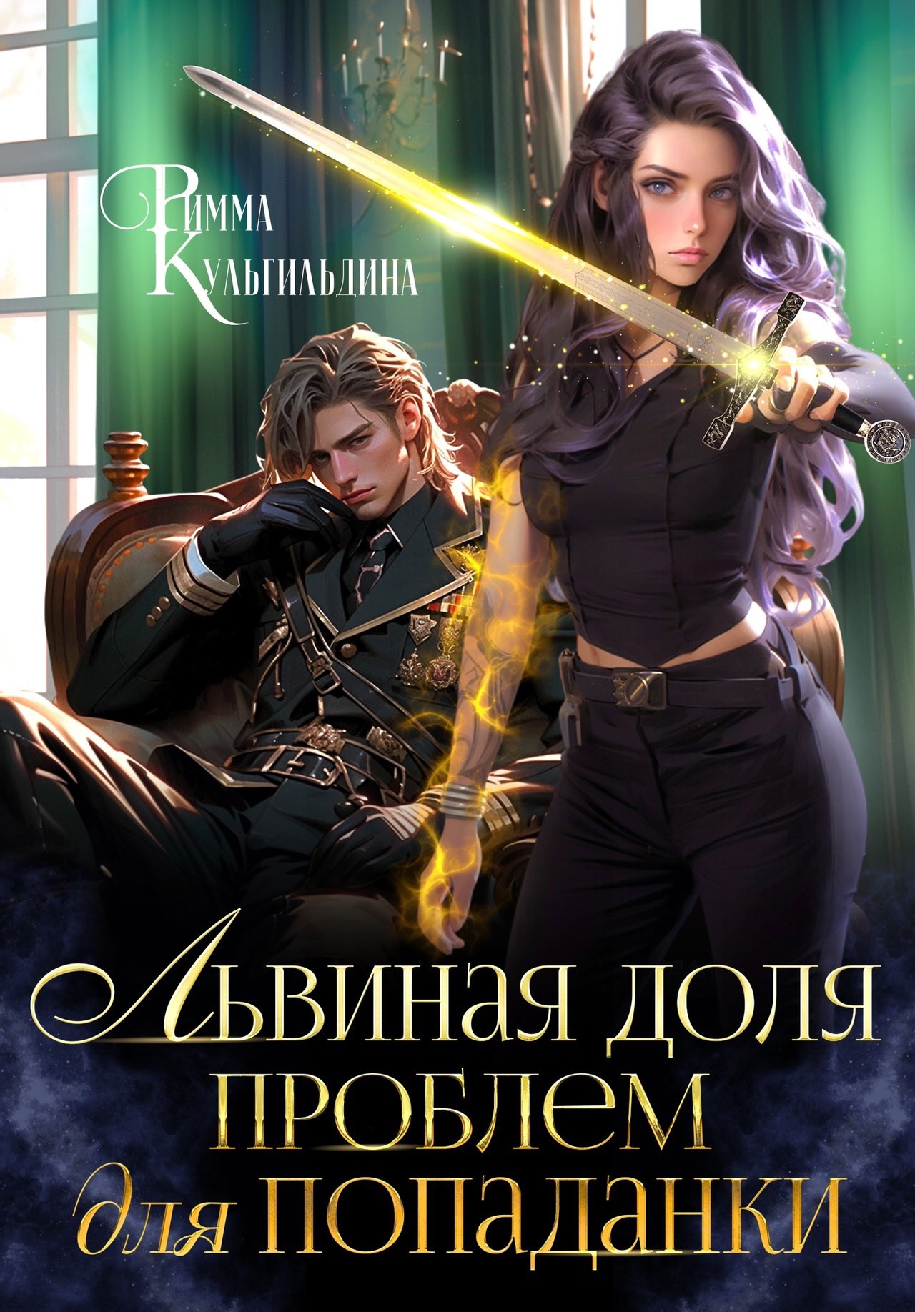 Обложка книги «Львиная доля проблем для попаданки»