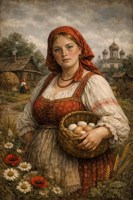 Обложка произведения Курочка Ряба