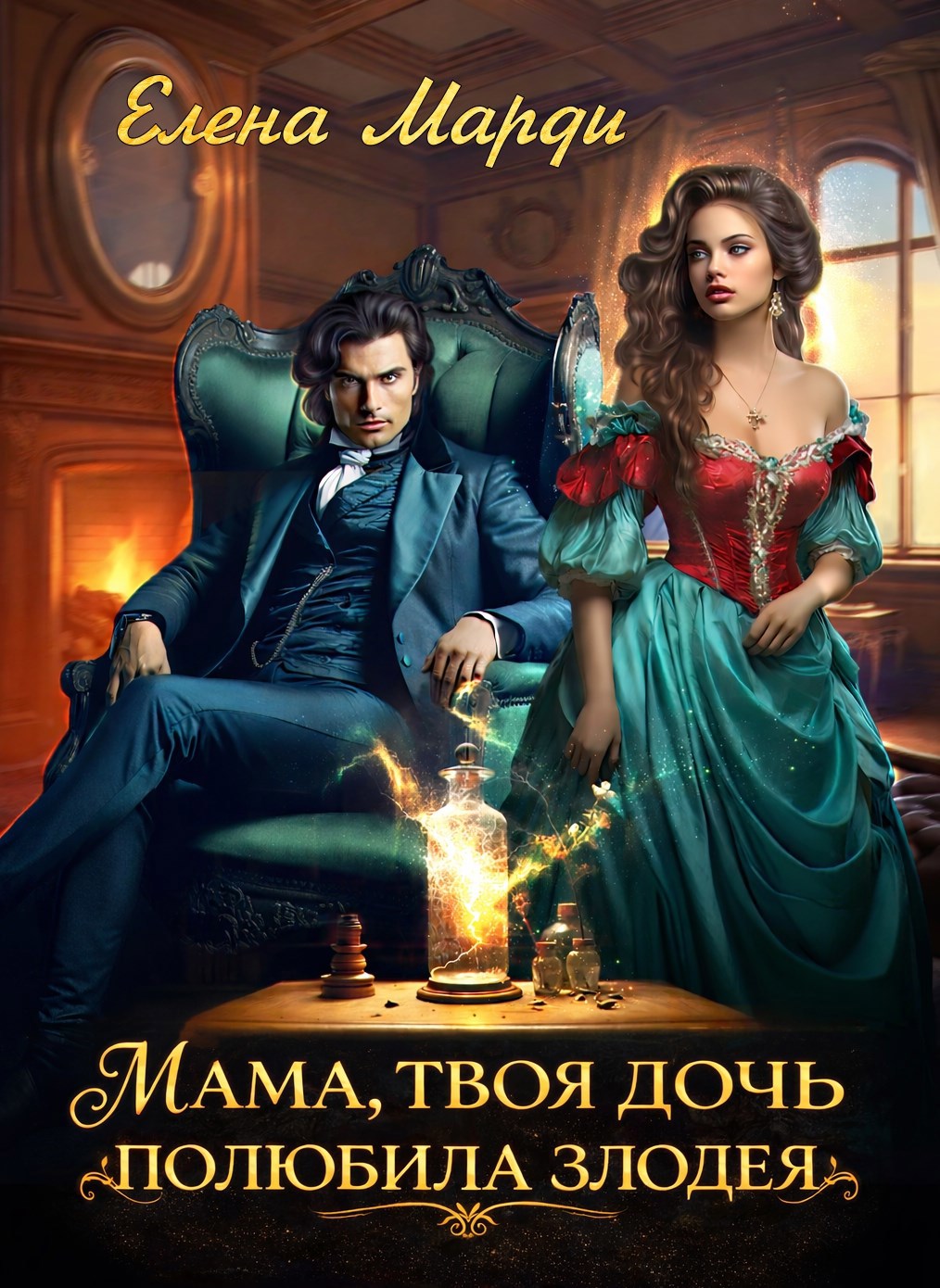 Обложка книги «Мама, твоя дочь полюбила злодея»