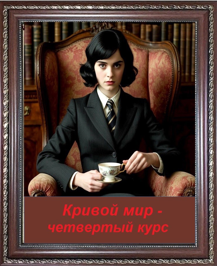 Обложка книги «Кривой мир. Четвертый курс»