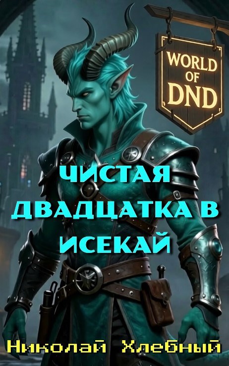 Обложка книги «Чистая двадцатка в исекай. Попаданцу в D&D не выдают мануал.»