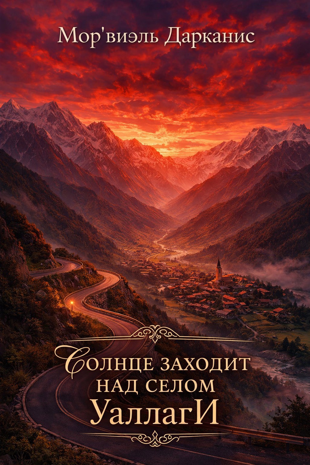 Обложка книги «Солнце заходит над селом УаллагИ.»