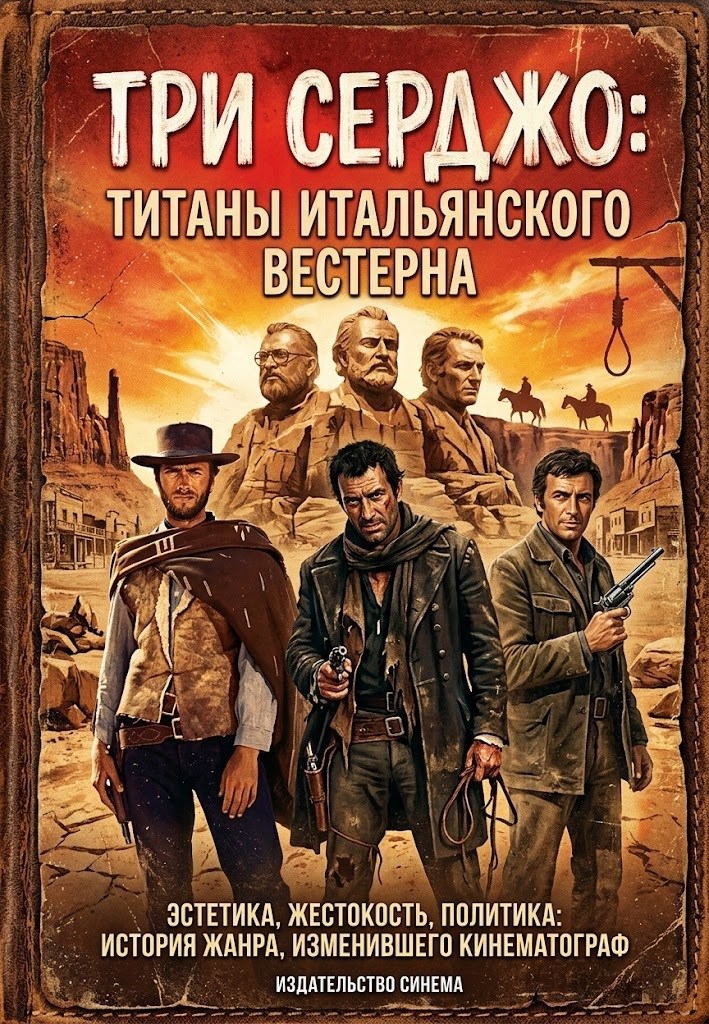 Обложка книги «Три Серджо: Титаны итальянского вестерна»