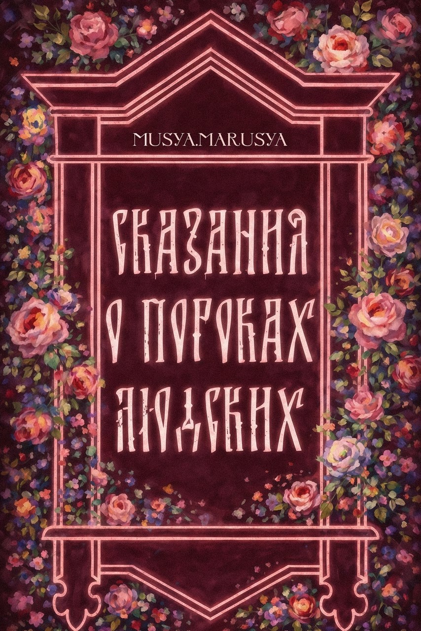 Обложка книги «Сказания о пороках людских»