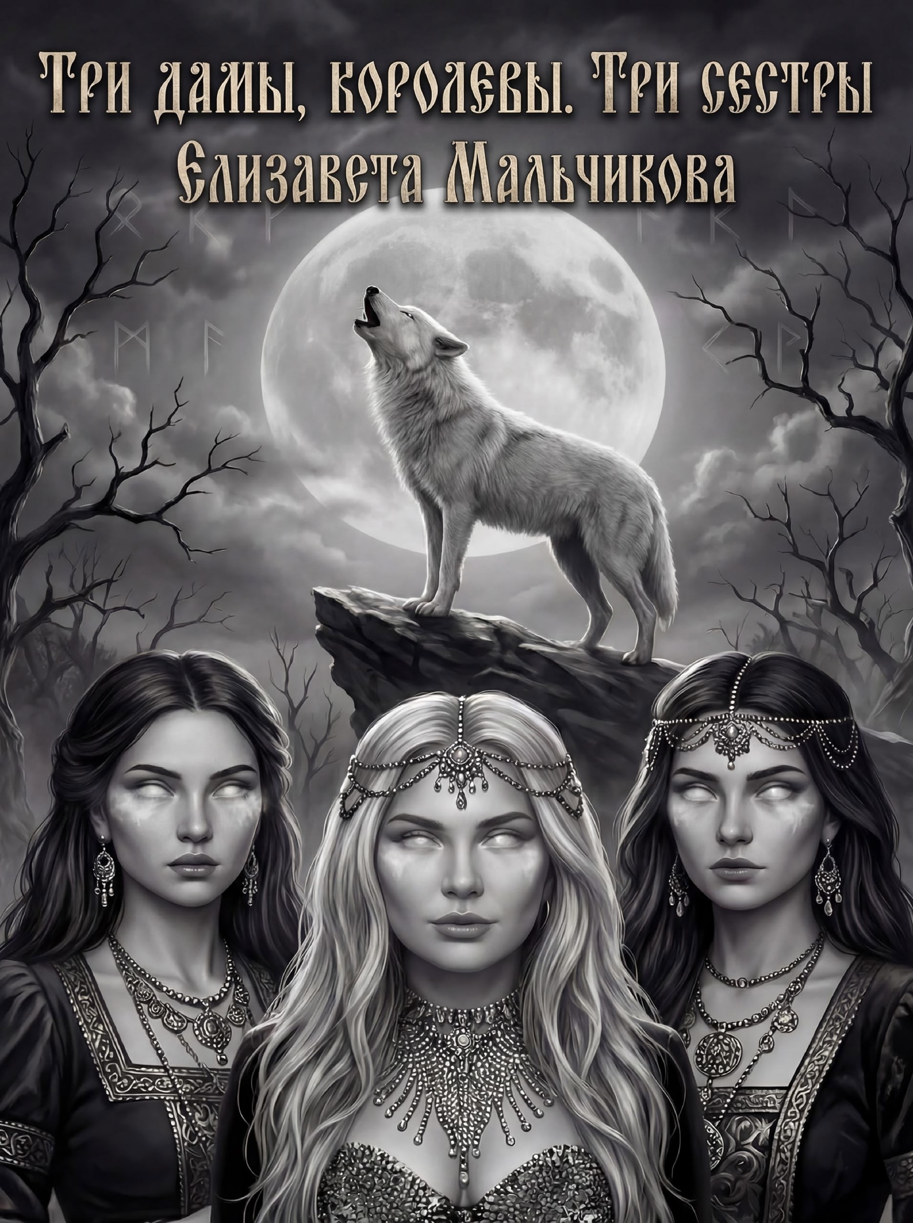 Обложка книги «Три дамы, королевы. Три сестры.»