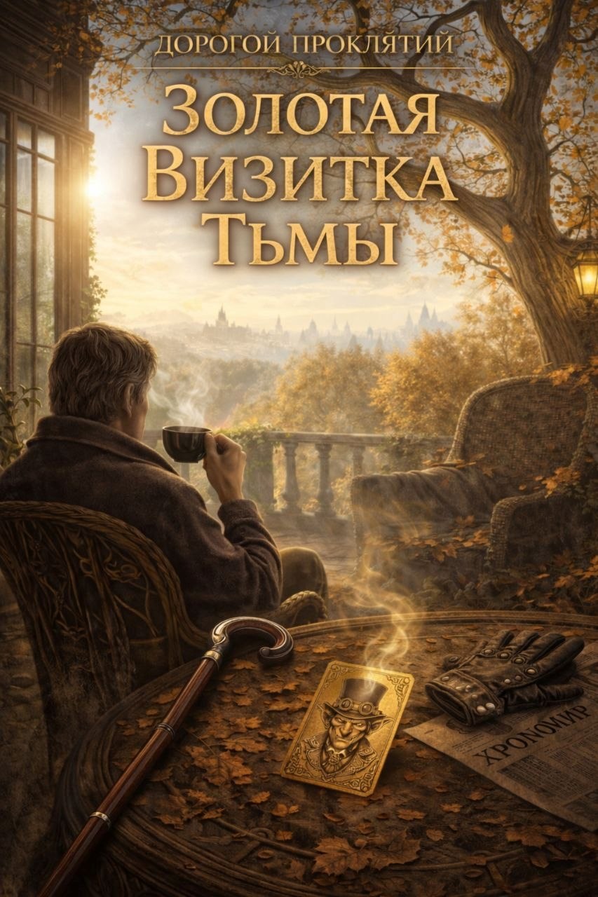 Обложка книги «Дорогой проклятий - Золотая визитка Тьмы»
