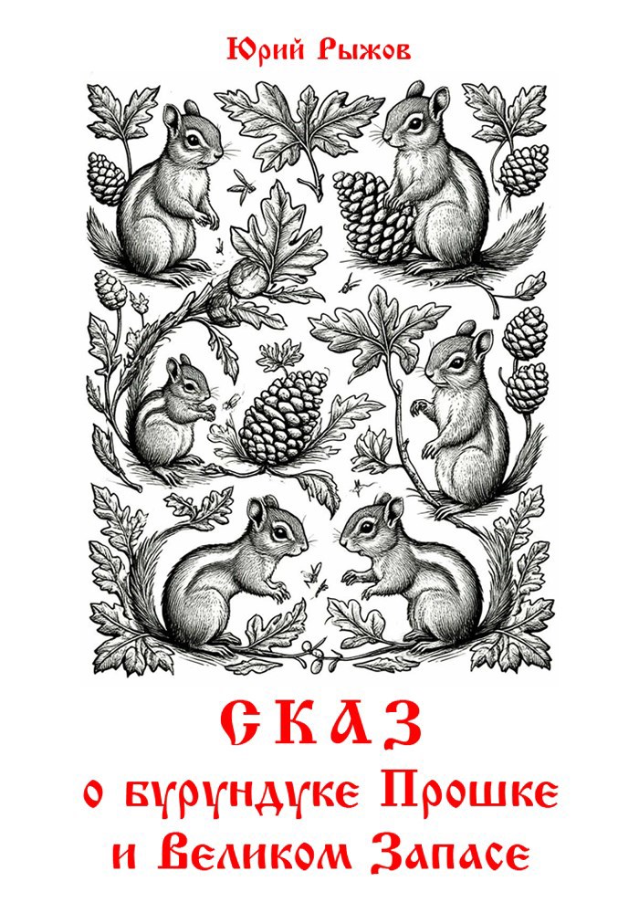 Обложка книги «Сказ о бурундуке Прошке и Великом Запасе»