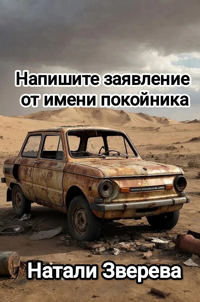 Обложка книги «Напишите заявление от имени покойника»