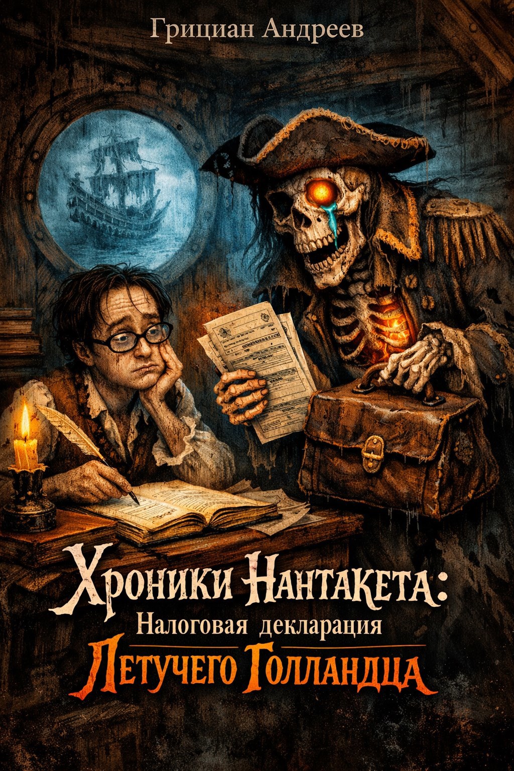 Обложка книги «Хроники Нантакета: Налоговая декларация Летучего Голландца»