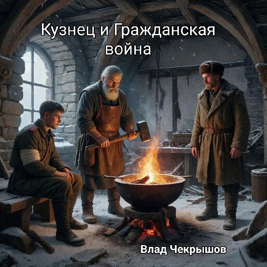Обложка книги «Кузнец и Гражданская война»