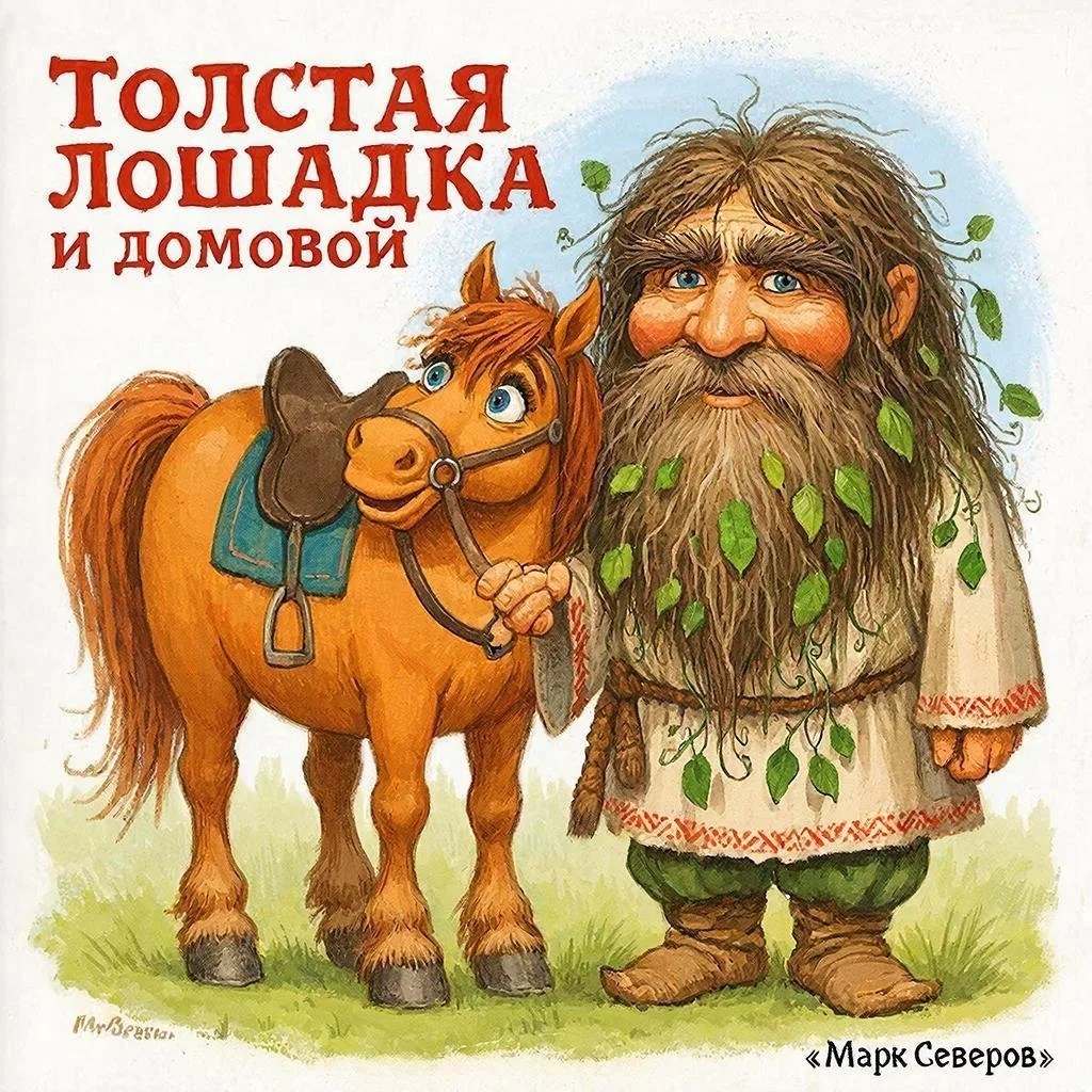 Обложка книги «Толстая лошадка и Домовой.»