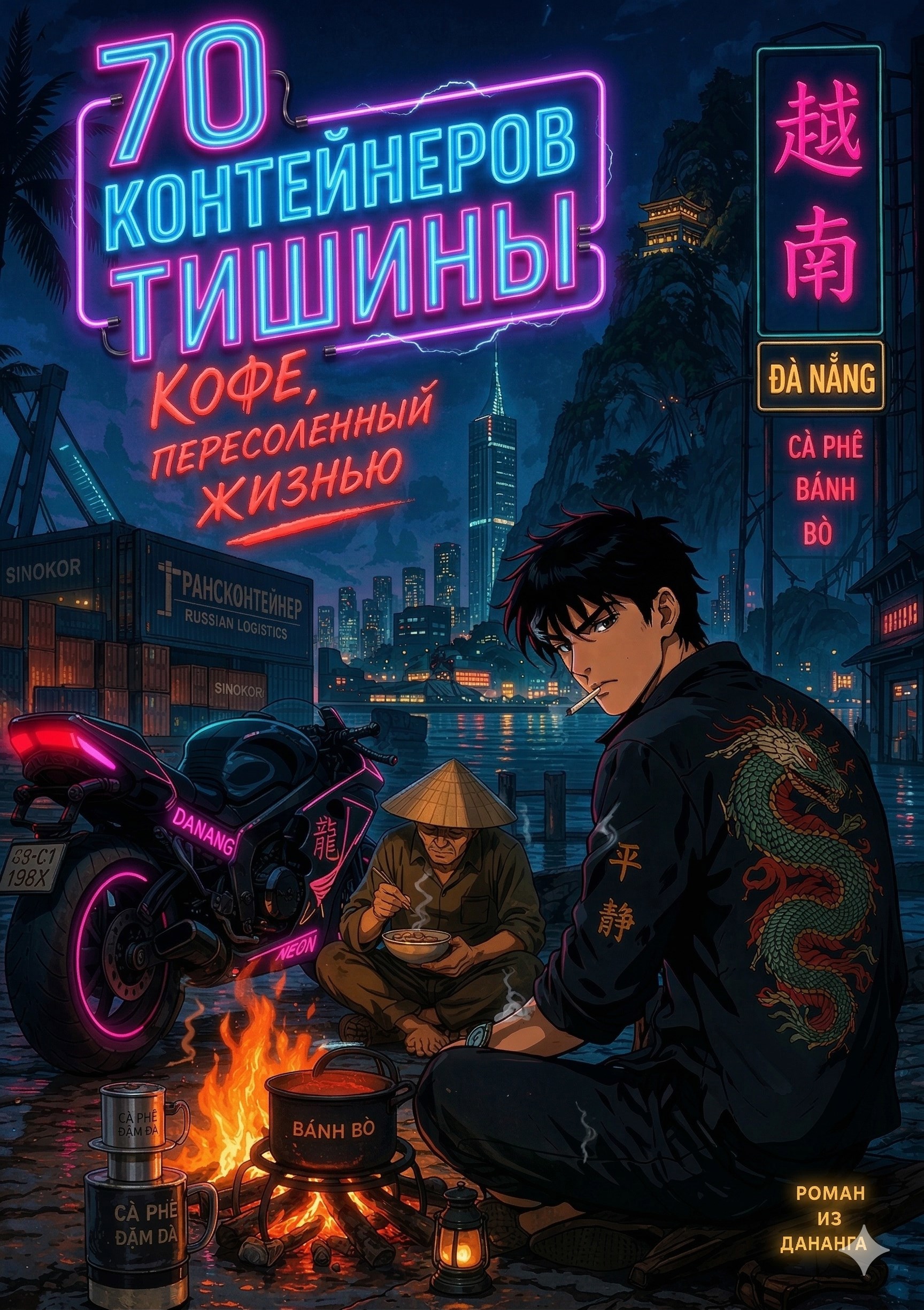 Обложка книги «Семьдесят контейнеров тишины»