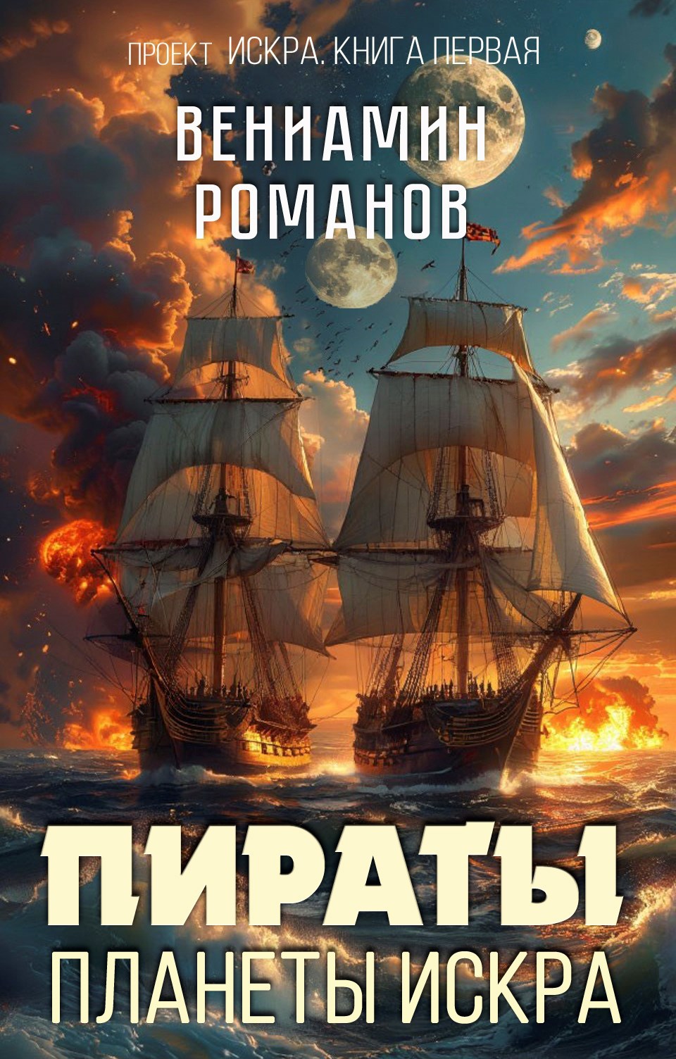 Обложка книги «Пираты планеты Искра»