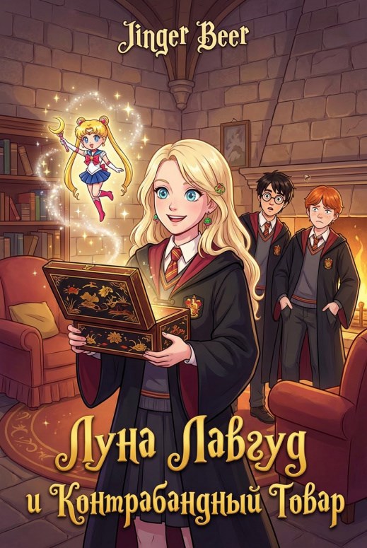 Обложка книги «Луна Лавгуд и контрабандный товар»