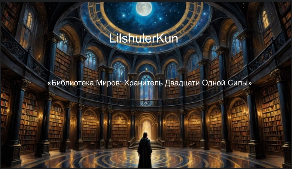 Обложка книги «Библиотека Миров: Хранитель Двадцати Одной Силы»