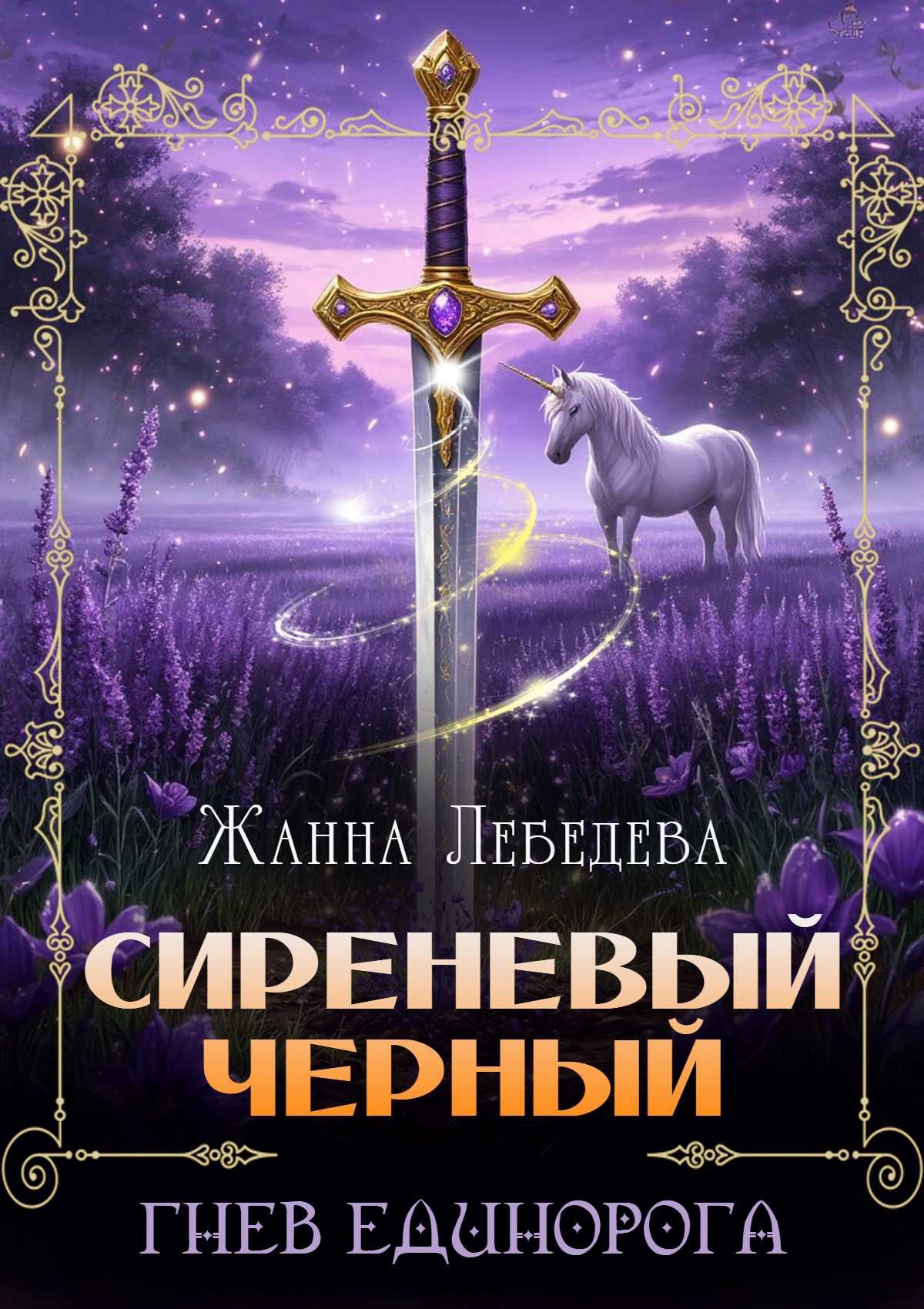 Обложка книги «Сиреневый черный. Гнев единорога»