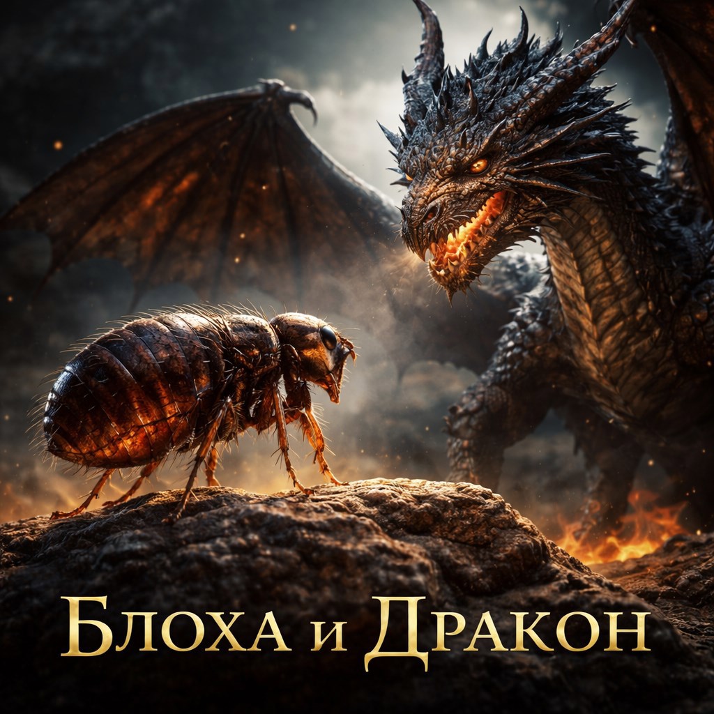 Обложка книги «Блоха и Дракон»
