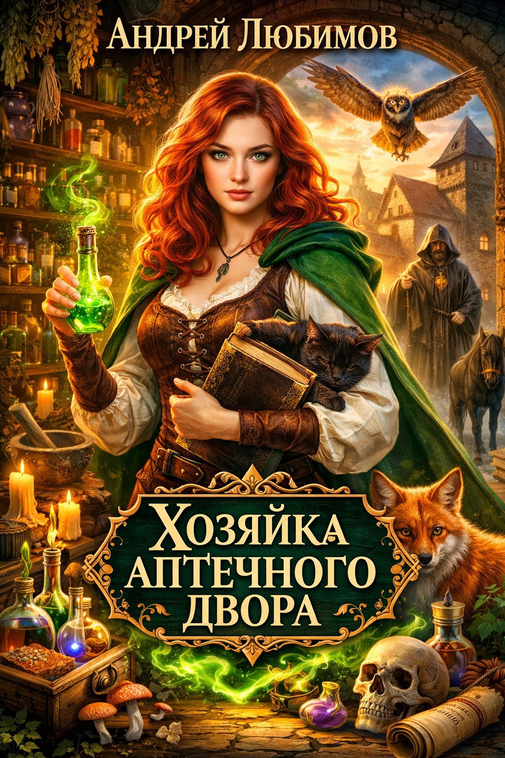 Обложка книги «Хозяйка аптечного двора»
