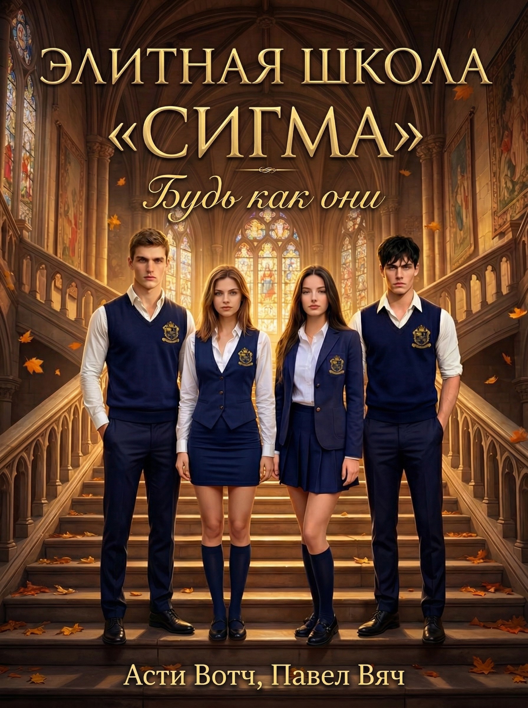 Обложка книги «Элитная школа «Сигма». Будь как они»
