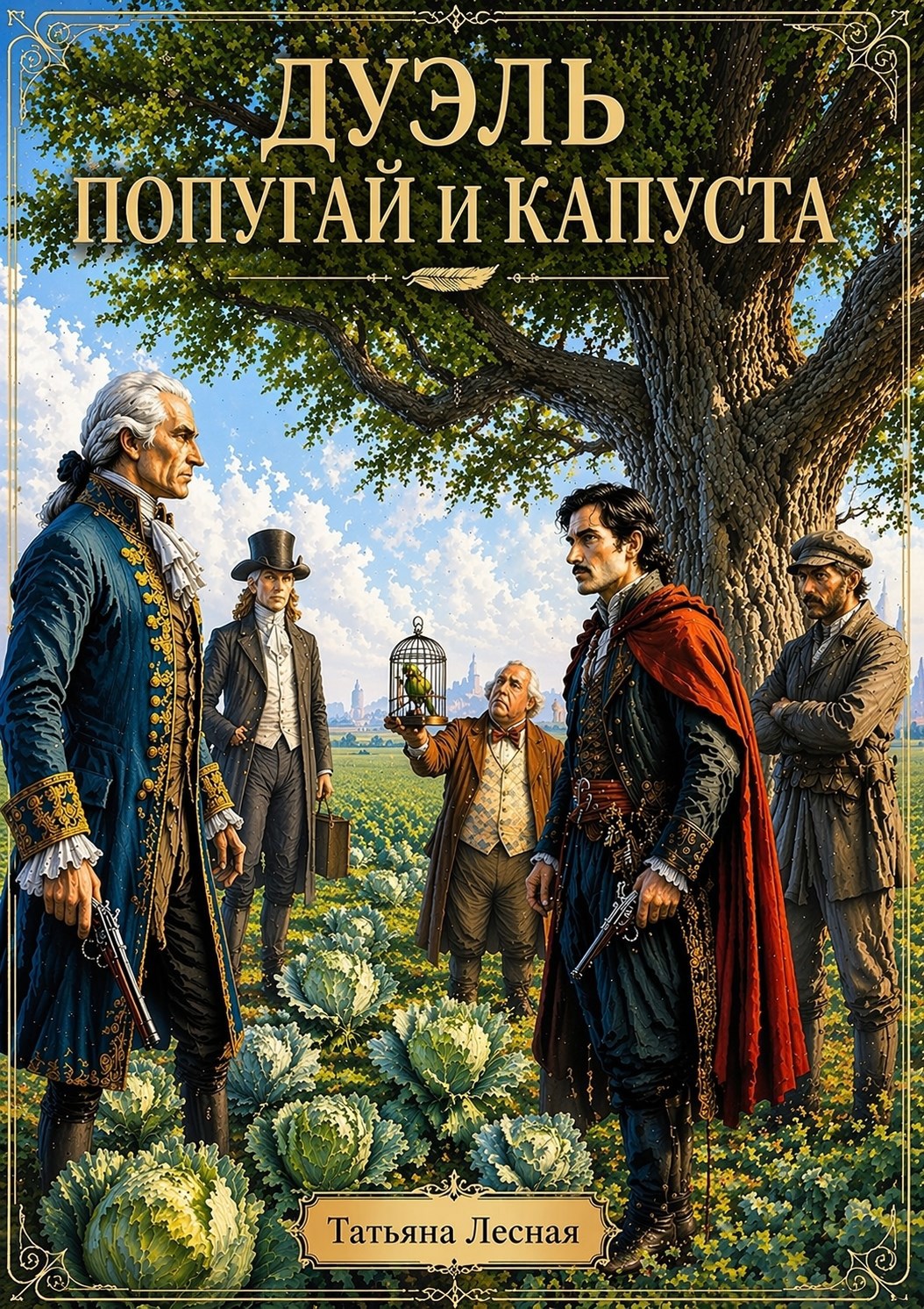 Обложка книги «Дуэль, попугай и капуста»