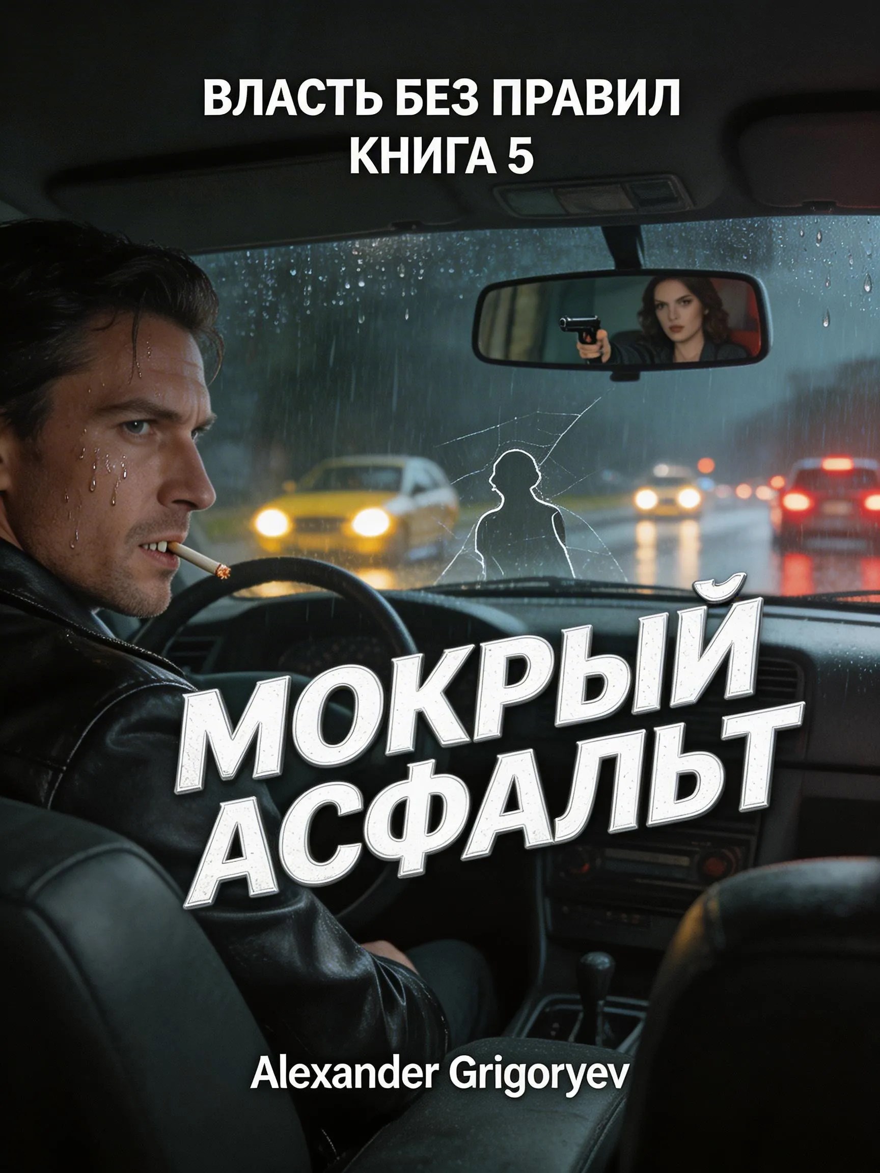 Обложка книги «Власть без правил. Книга 5. Мокрый асфальт»
