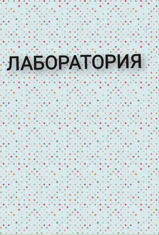 Обложка книги «Лаборатория»