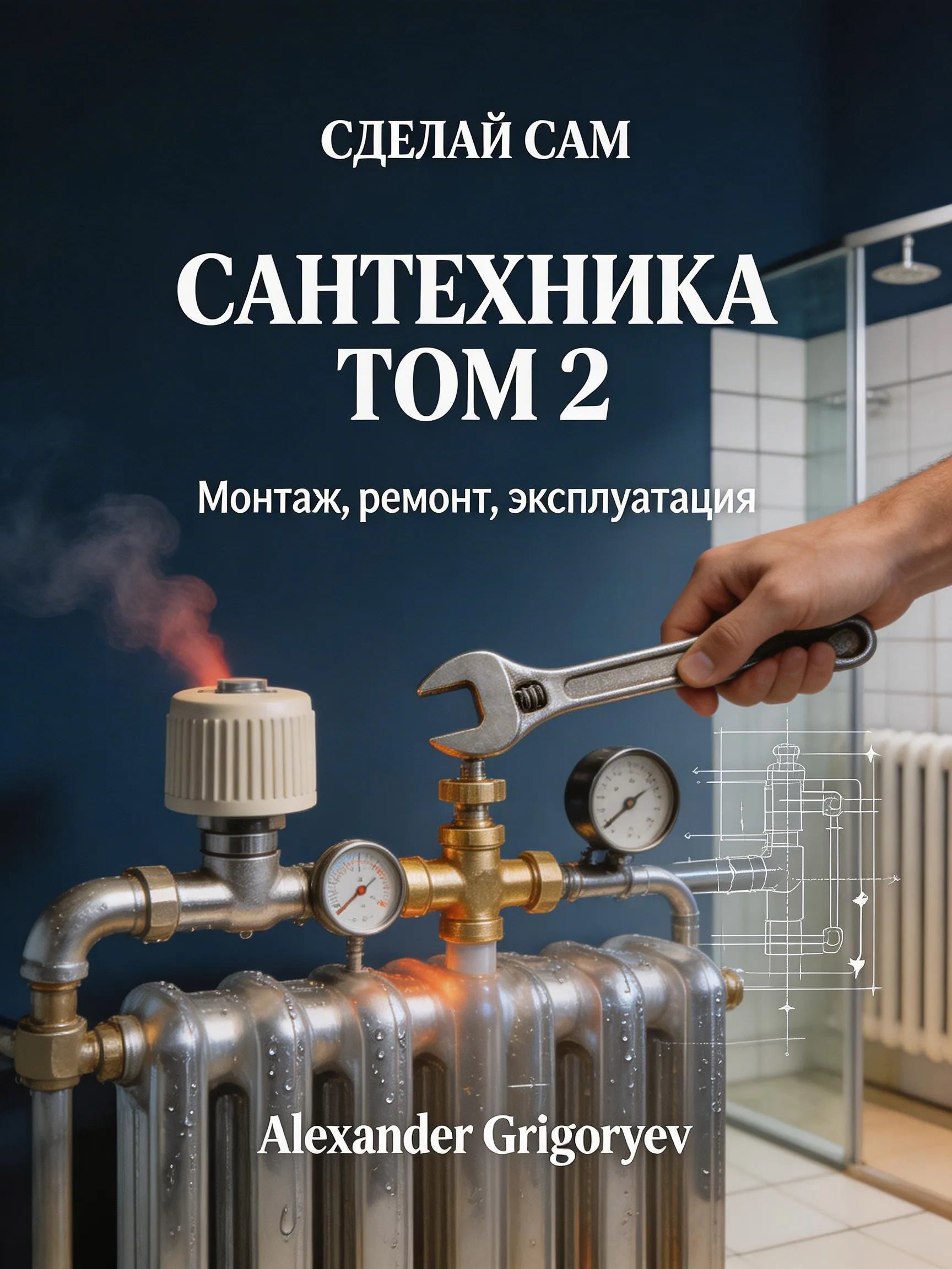 Обложка книги «Сантехника. Том 2. Монтаж, ремонт, эксплуатация»