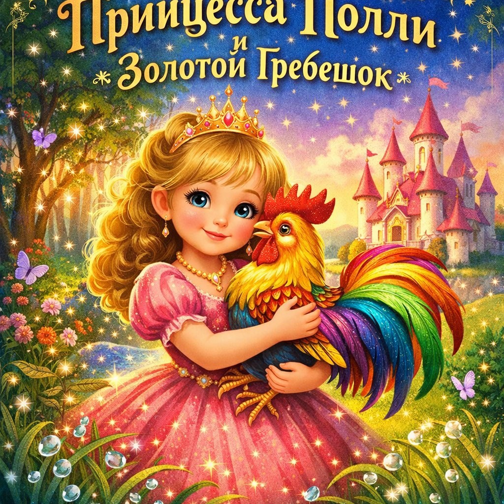 Обложка книги «Принцесса Полли и Золотой Гребешок»