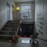 Обложка произведения «Лестница без парапета». Повесть о потерянных этажах.