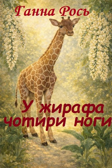 Обложка книги «У жирафа чотири ноги»