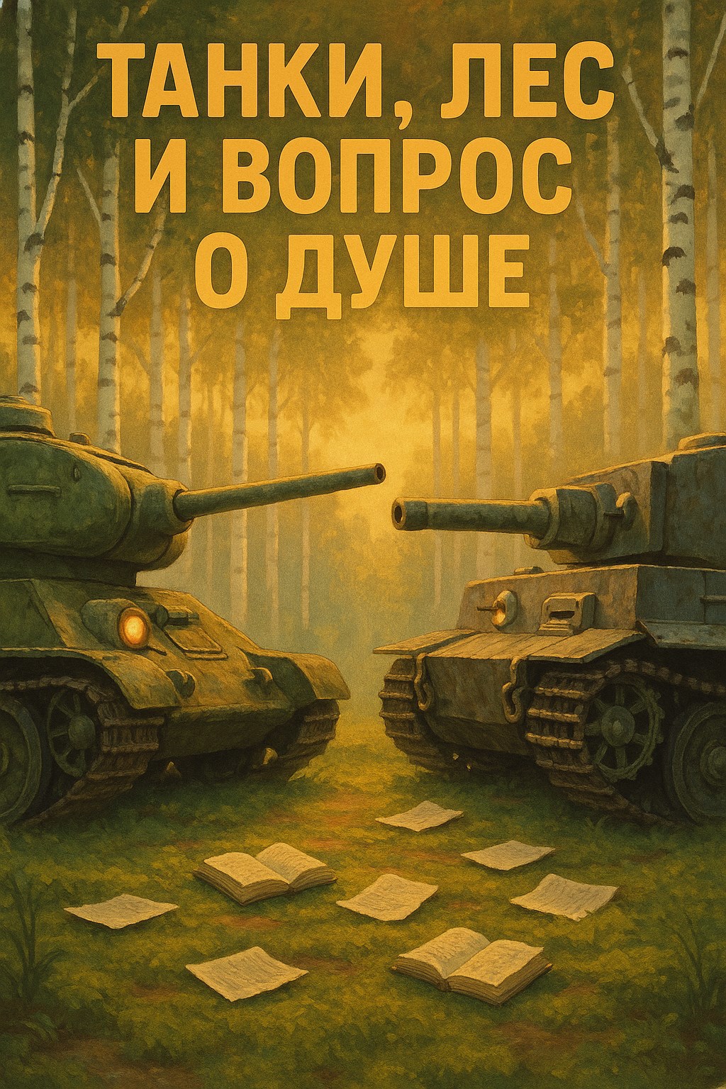 Обложка книги «Танки, лес и вопрос о душе»