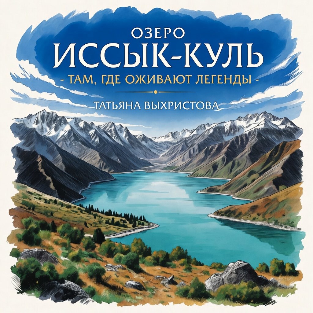 Обложка книги «Озеро Иссык-Куль- там, где оживают легенды.»
