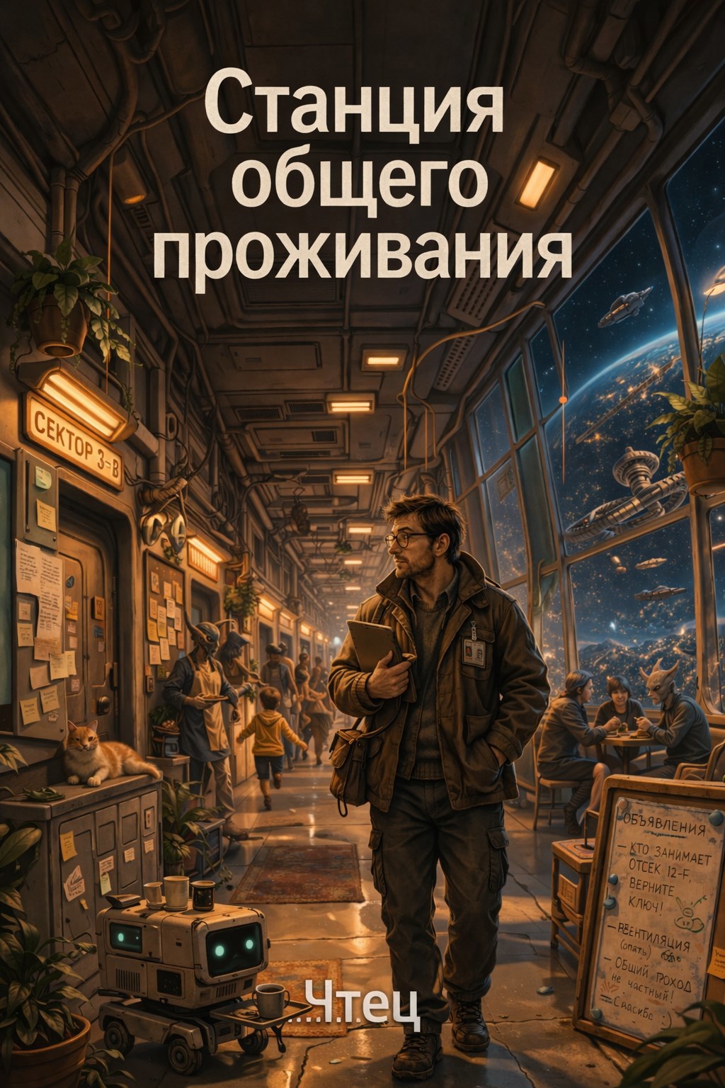 Обложка книги «Станция общего проживания»