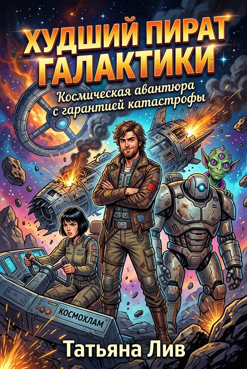 Обложка книги «Худший пират галактики»