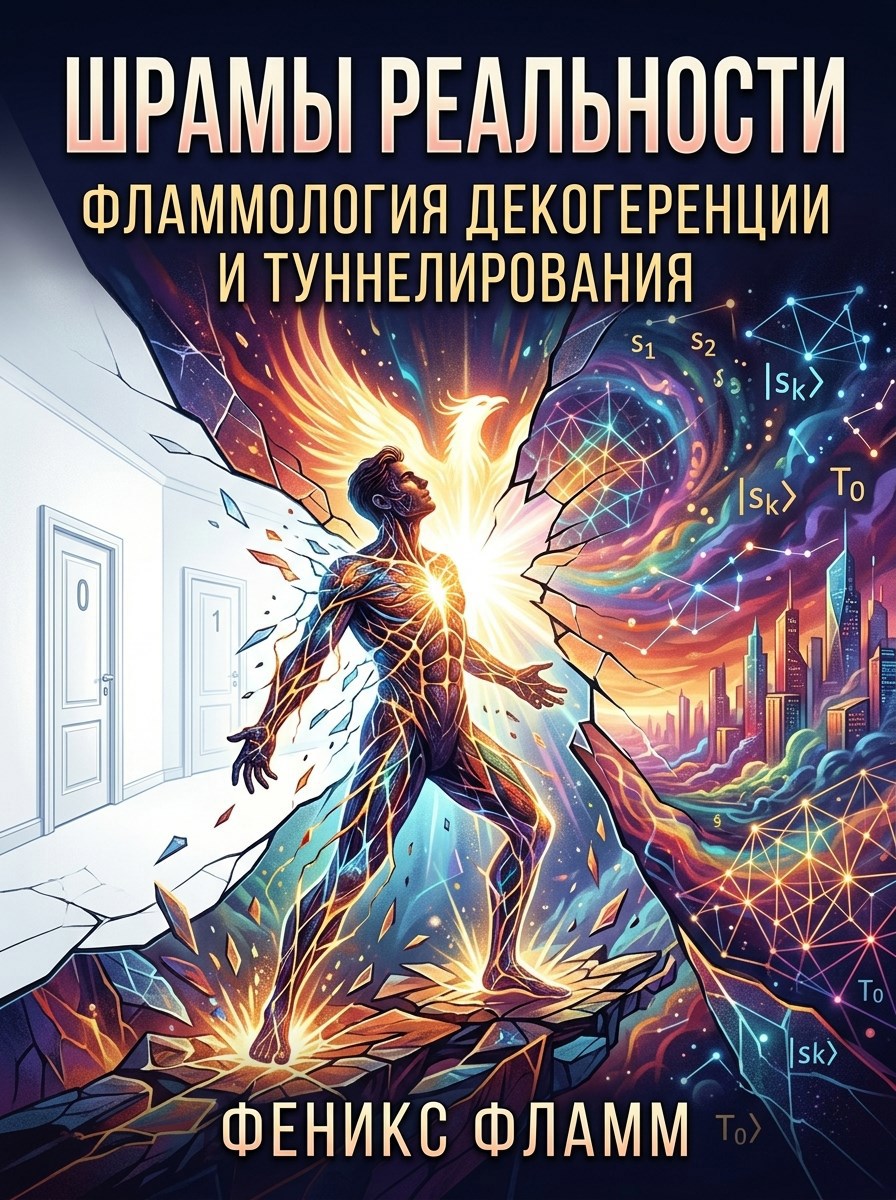 Обложка книги «Шрамы реальности. Фламмология декогеренции и туннелирования»
