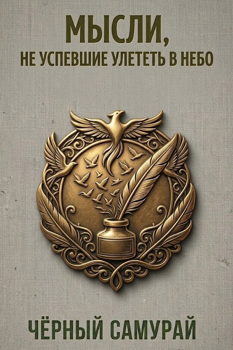 Обложка книги «Мысли, не успевшие улететь в небо»