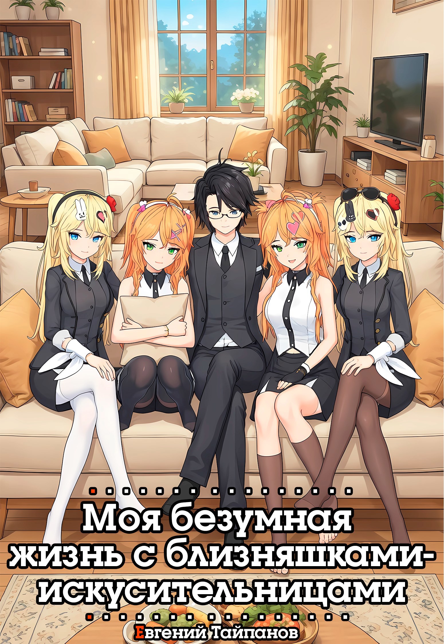 Обложка книги «Моя безумная жизнь с близняшками-искусительницами»