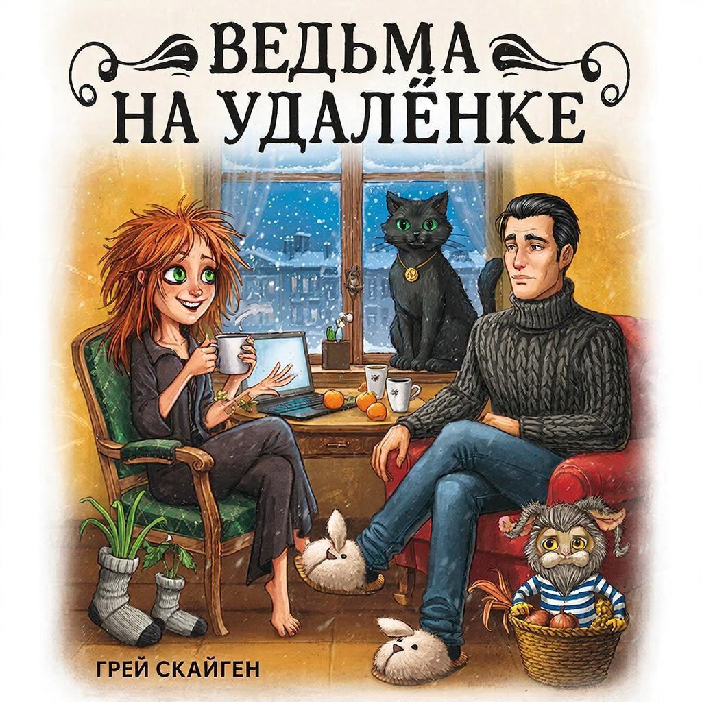 Обложка книги «Ведьма на удаленке»