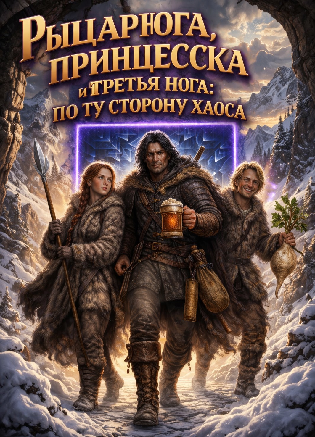 Обложка книги «Рыцарюга, Принцесска и Третья Нога: по ту сторону Хаоса»