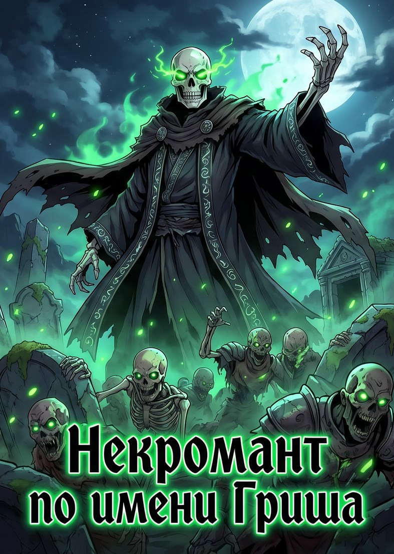 Обложка книги «Некромант по имени Гриша»