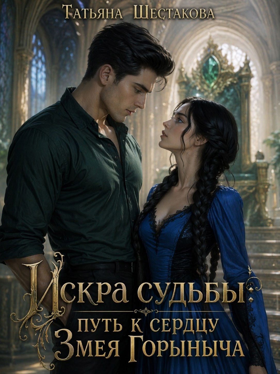 Обложка книги «Искра судьбы: путь к сердцу Змея Горыныча»