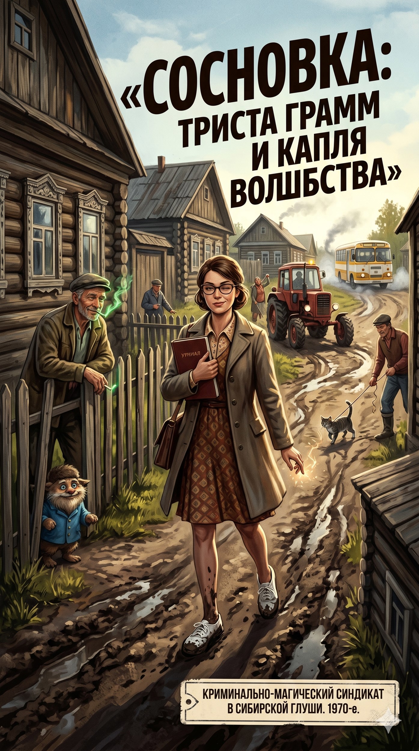 Обложка книги «Сосновка: Триста грамм и капля волшебства»