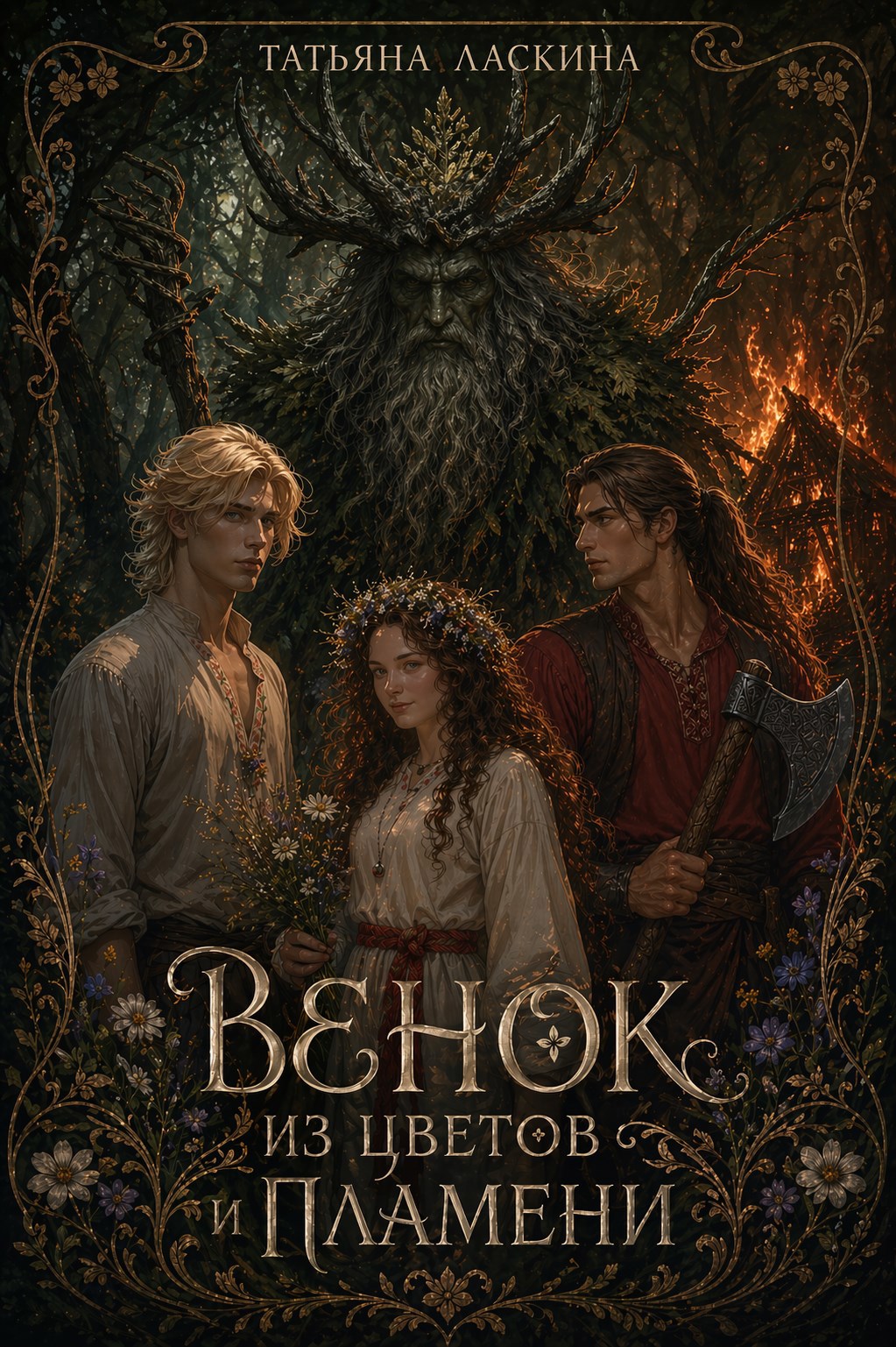 Обложка книги «Венок из цветов и пламени»