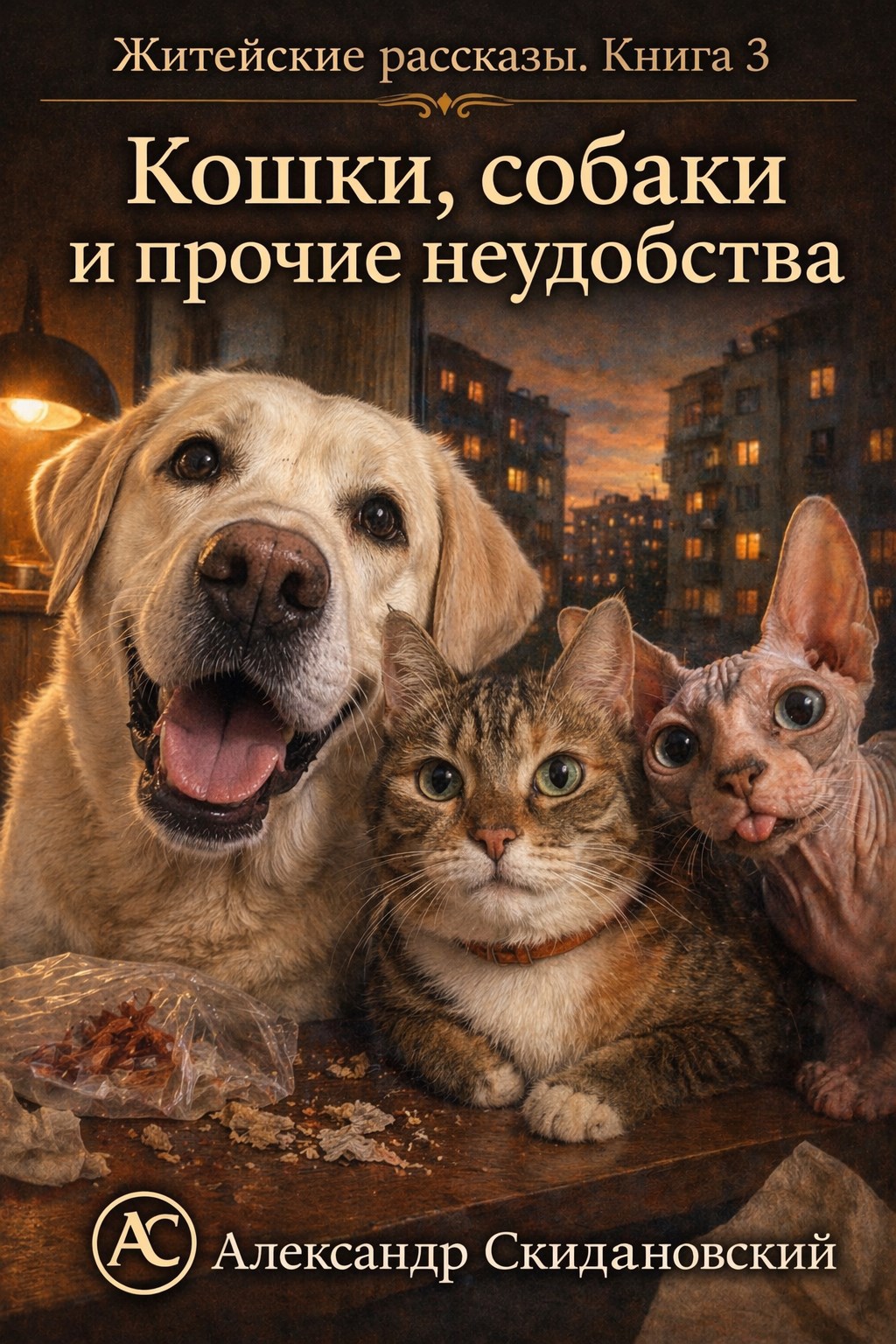 Обложка книги «Кошки, собаки и прочие неудобства»
