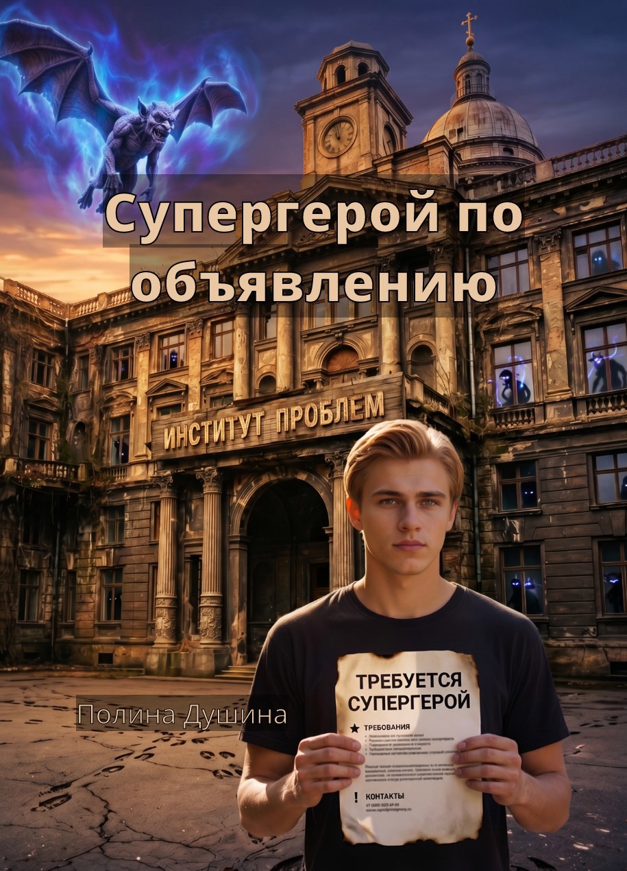 Обложка книги «Супергерой по объявлению»